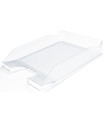 Bandeja sobremesa plastico q-connect transparente 240x70x340 mm