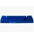 Bandeja sobremesa plastico q connect azul opaco 240x70x340 mm