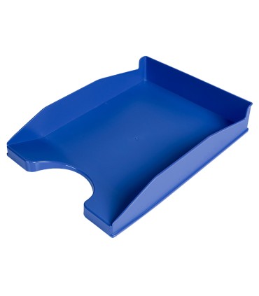 Bandeja sobremesa plastico q connect azul opaco 240x70x340 mm