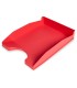 Bandeja sobremesa plastico q connect rojo opaco 240x70x340 mm