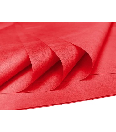 Papel seda liderpapel 52x76cm 18g m2 bolsa de 5 hojas rojo