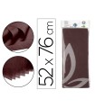 Papel seda liderpapel 52x76cm 18g/m2 bolsa de 5 hojas marron