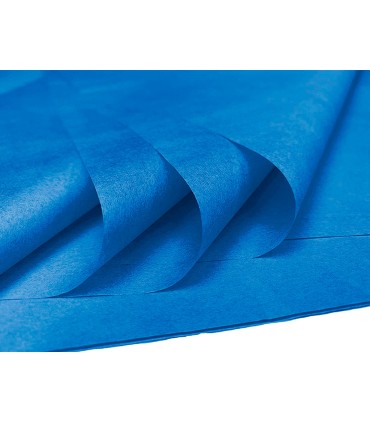 Papel seda liderpapel 52x76cm 18g m2 bolsa de 5 hojas azul