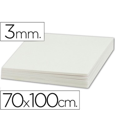 Carton pluma liderpapel blanco doble cara 70x100cm espesor 3mm