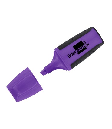 Rotulador liderpapel mini fluorescente violeta