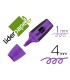 Rotulador liderpapel mini fluorescente violeta