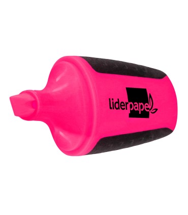 Rotulador liderpapel mini fluorescente rosa