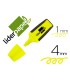 Rotulador liderpapel mini fluorescente amarillo