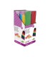 Papel crespon liderpapel 050 x 250 mt encelofanado expositor de 80 unidades colores surtidos