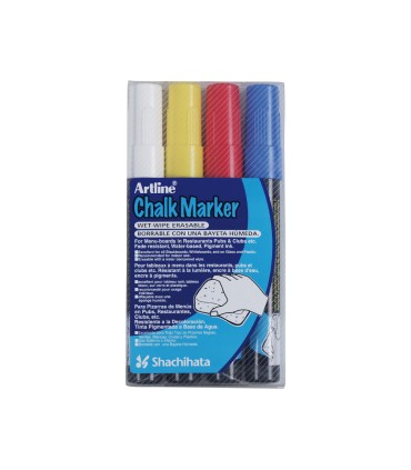 Rotulador artline pizarra verde negra epw 4 st bolsa de 4 unidades colores surtidos