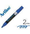 Rotulador artline pizarra verde negra epw-4-az color azul bolsa de 4 unidades