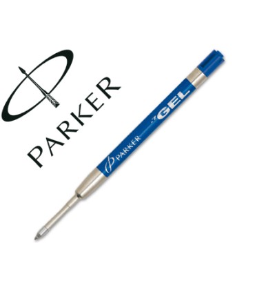 Recambio boligrafo gel parker azul