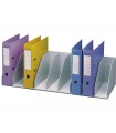 Organizador de armario paperflow gris. baldas fijas 802 mm 9 compartimentos