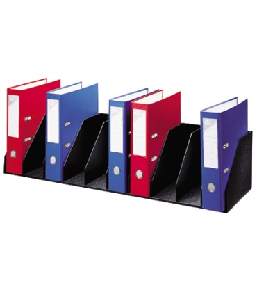 Organizador de armario paperflow negro baldas fijas 802 mm 10 compartimentos