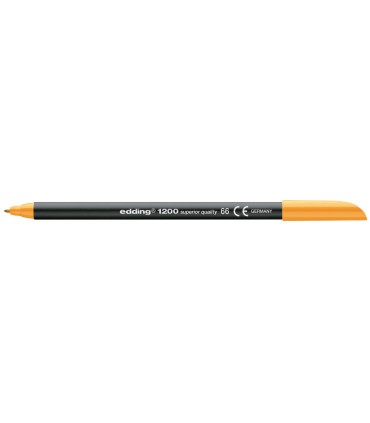 Rotulador edding punta fibra 1200 naranja neon n66 punta de fibra 05 mm