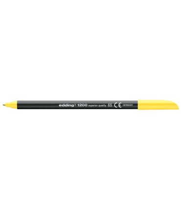 Rotulador edding punta fibra 1200 amarillo neon n65 punta de fibra 05 mm