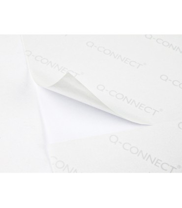 Etiqueta adhesiva q connect kf00573 tamano 381x212 mm fotocopiadora laser ink jet caja con 100 hojas din a4