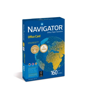 Papel fotocopiadora navigator din a4 160 gramos papel multiuso ink jet y laser paquete de 250 hojas