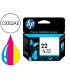 Ink jet hp n22 tricolor 5ml dj 3920 3940 d2360 f380 psc 1410