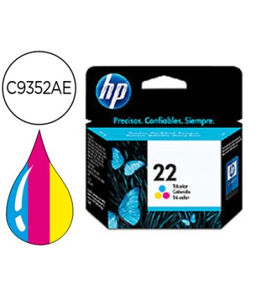 Ink jet hp n22 tricolor 5ml dj 3920 3940 d2360 f380 psc 1410