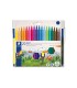 Rotulador staedtler noris 326 slim estuche carton 80 reciclado de 20 unidades colores surtidos