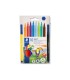 Rotulador staedtler noris 326 slim estuche carton 80 reciclado de 10 unidades colores surtidos