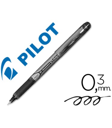 Rotulador pilot punta aguja v 5 grip negro 05 mm