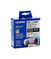 Etiqueta adhesiva brother dk11203 -tamaño 17x87 mm para impresoras de etiquetas ql -300 etiquetas-