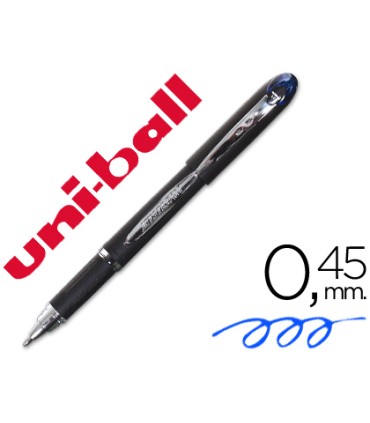 Rotulador uni ball roller sx 210 tinta hibrida azul