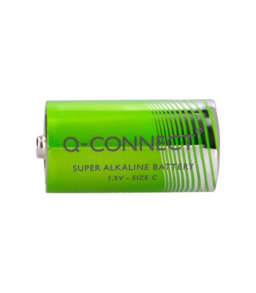 Pila q connect alcalina c blister de 2 unidades