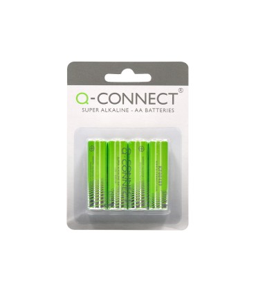 Pila q connect alcalina aa blister con 4 unidades