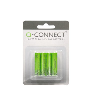 Pila q connect alcalina aaa blister con 4 unidades