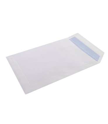 Sobre liderpapel bolsa n15 blanco b5 176x250 mm tira de silicona caja de 500 unidades