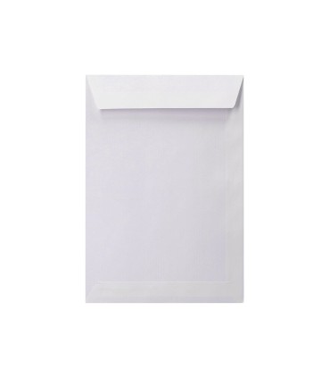 Sobre liderpapel bolsa n15 blanco b5 176x250 mm tira de silicona caja de 500 unidades