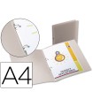 Carpeta liderpapel 2 anillas redondas mini 15 mm 49074 polipropileno din a4 transparente