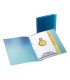 Carpeta liderpapel 2 anillas redondas mini 15 mm 49072 polipropileno din a4 azul translucido