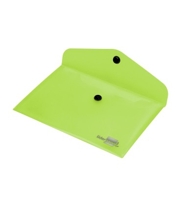 Carpeta liderpapel dossier broche 44223 polipropileno din a7 verde translucido