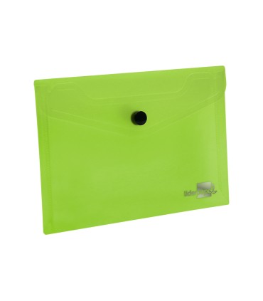 Carpeta liderpapel dossier broche 44223 polipropileno din a7 verde translucido