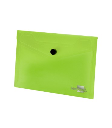 Carpeta liderpapel dossier broche 44223 polipropileno din a7 verde translucido