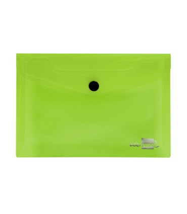 Carpeta liderpapel dossier broche 44223 polipropileno din a7 verde translucido