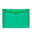 Carpeta liderpapel dossier broche 44243 polipropileno din a3 verde translucido