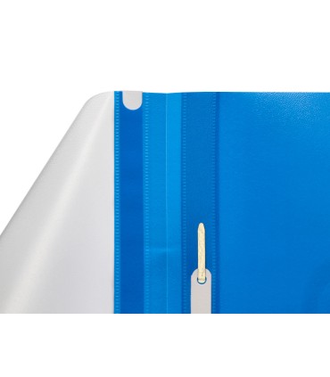 Carpeta dossier fastener plastico q connect din a4 azul