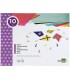 Bloc trabajos manuales liderpapel seda 240x315mm 10 hojas colores surtidos