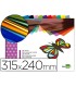 Bloc trabajos manuales liderpapel celofan 240x315mm 10 hojas colores surtidos