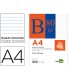 Bloc notas liderpapel horizontal a4 80 hojas 60g m2 encolado