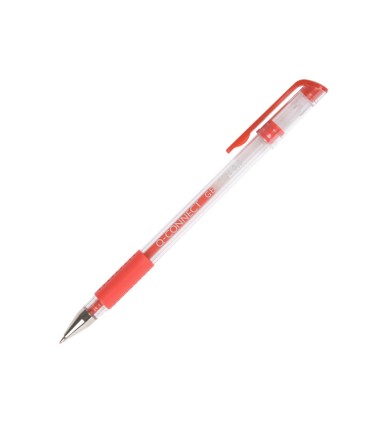 Boligrafo q connect tinta gel rojo 07 mm sujecion de caucho