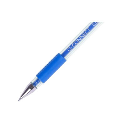 Boligrafo q connect tinta gel azul 07 mm sujecion de caucho