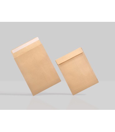 Sobre liderpapel bolsa n13 kraft 310x410 mm tira de silicona caja de 250 unidades