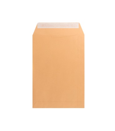 Sobre liderpapel bolsa n6 kraft cuarto prolongado 184x261mm tira de silicona caja de 250 unidades