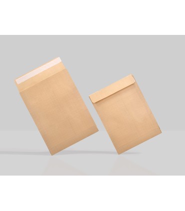 Sobre liderpapel bolsa n5 kraft din c5 162x229 mm tira de silicona caja de 250 unidades